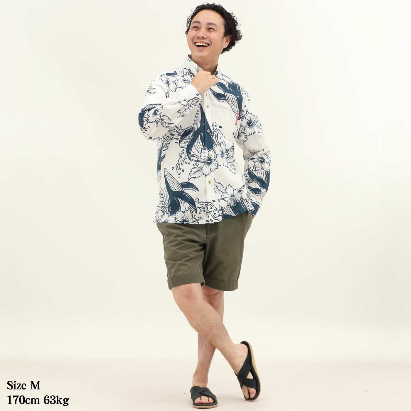 かりゆしウェアモデル着用画像