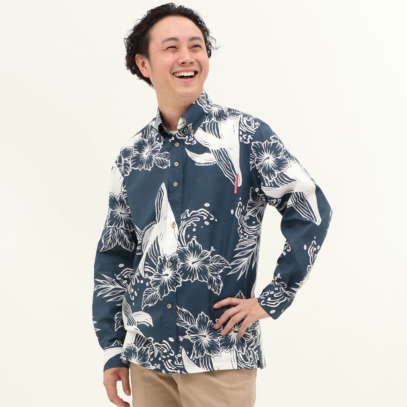 かりゆしウェアモデル着用画像