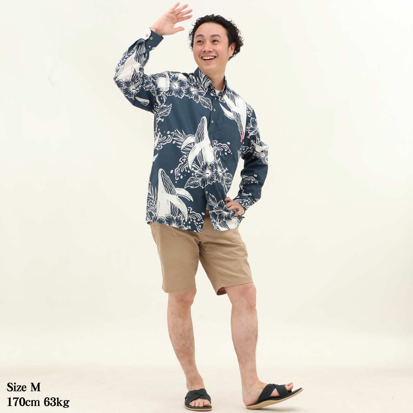 かりゆしウェアモデル着用画像