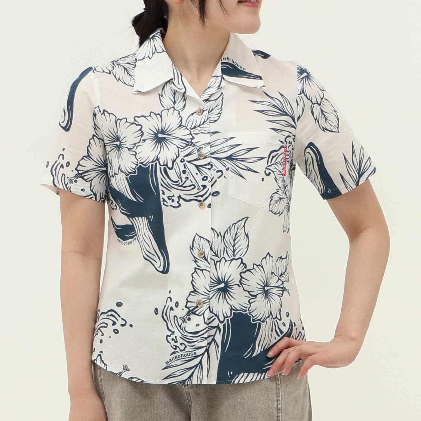 かりゆしウェアモデル着用画像