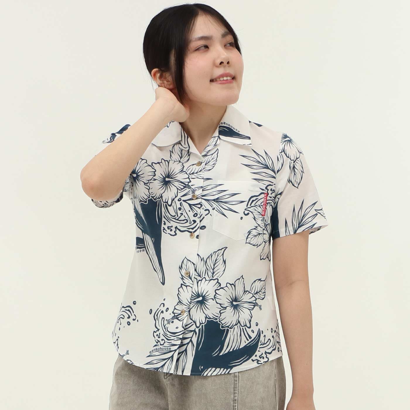 かりゆしウェアモデル着用画像