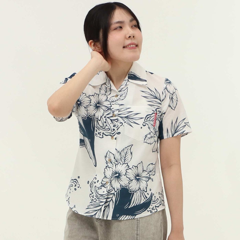 かりゆしウェアモデル着用画像
