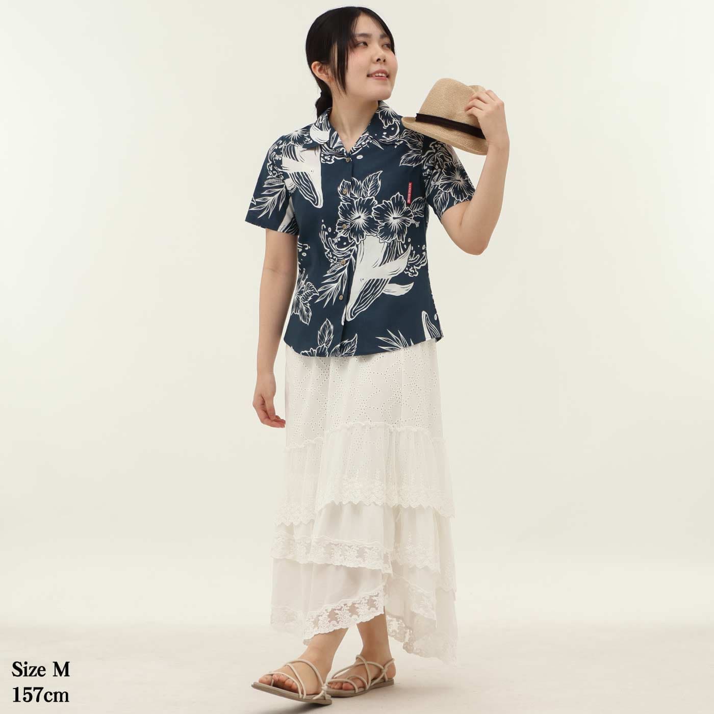 かりゆしウェアモデル着用画像