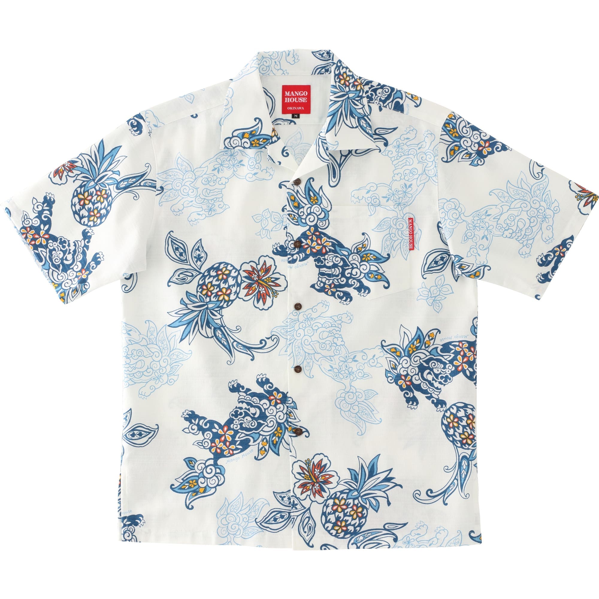 かりゆしウェア　サムネイル画像　オフブルー