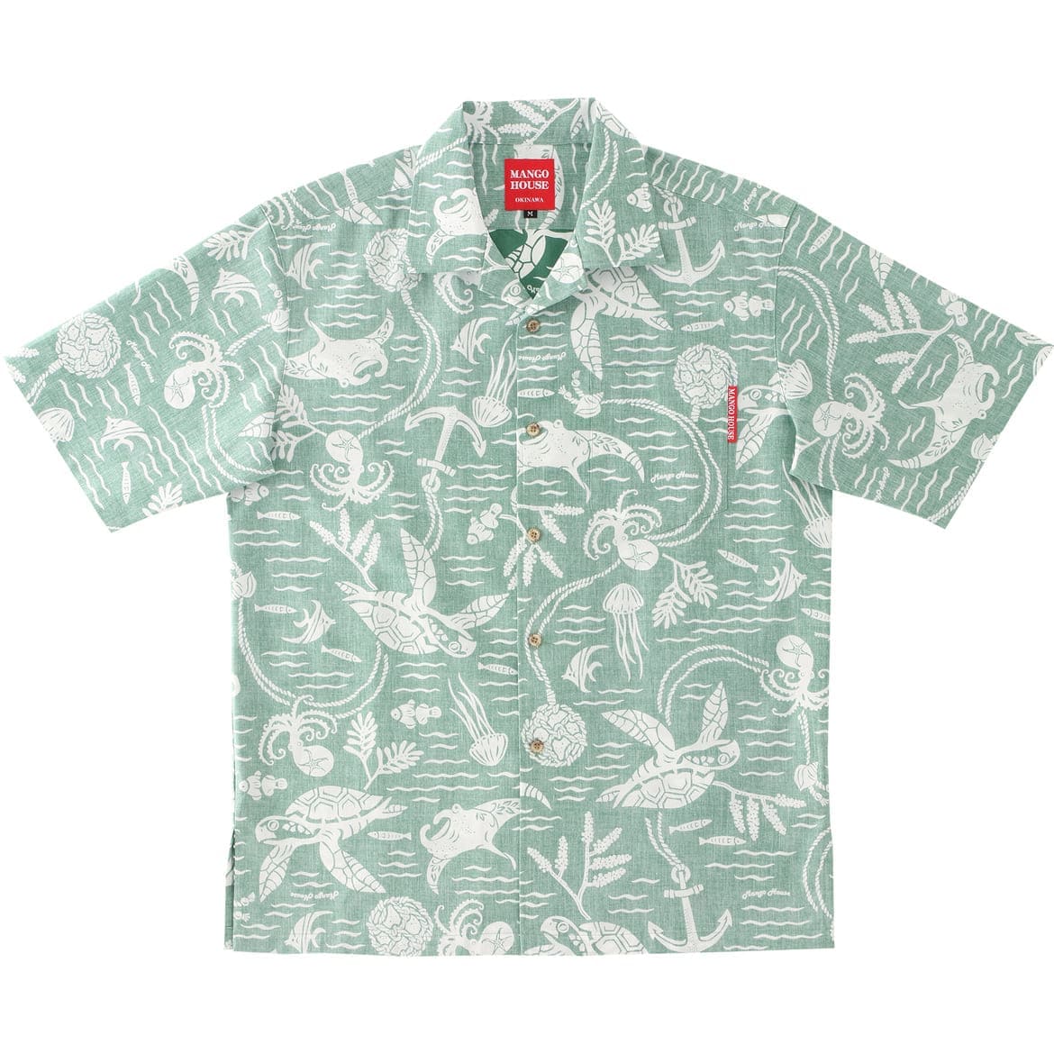 かりゆしウェア　サムネイル画像（グリーン）