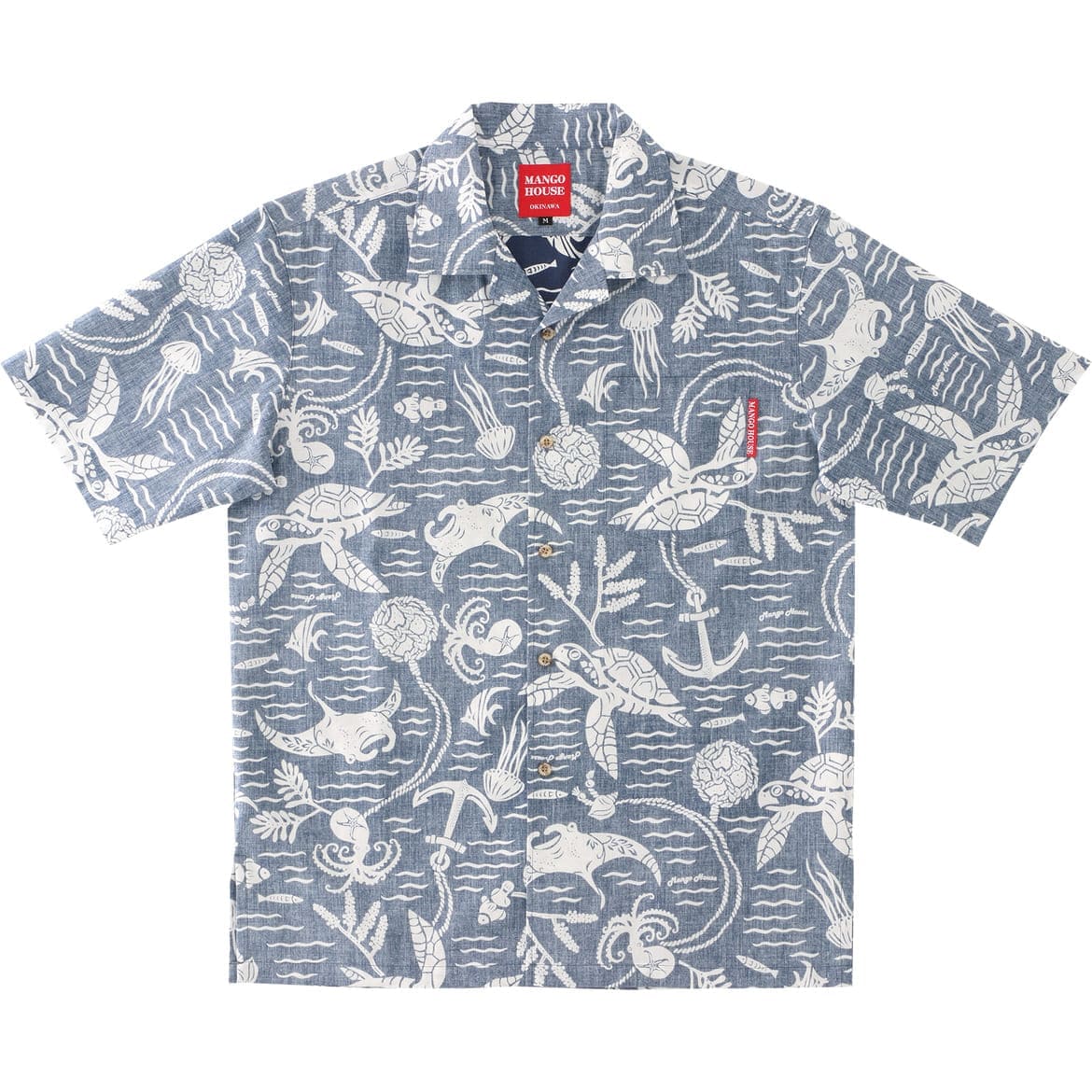 かりゆしウェア　サムネイル画像（ネイビー）