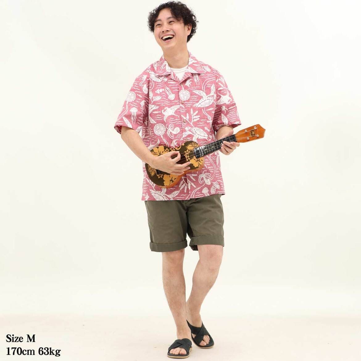 かりゆしウェアモデル着用画像