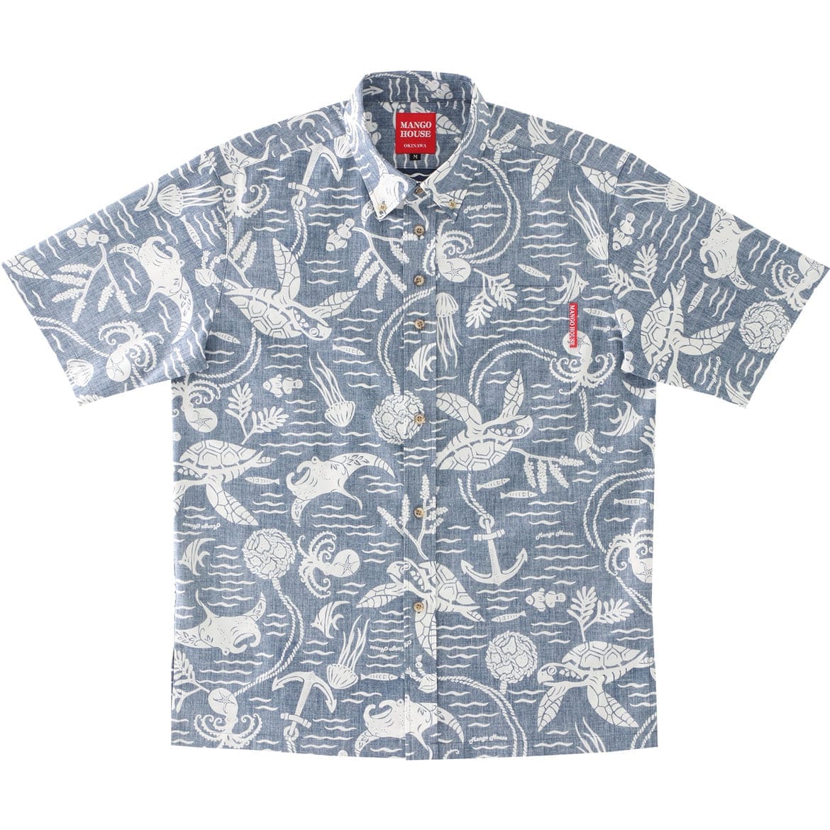 かりゆしウェア　サムネイル画像（ネイビー）