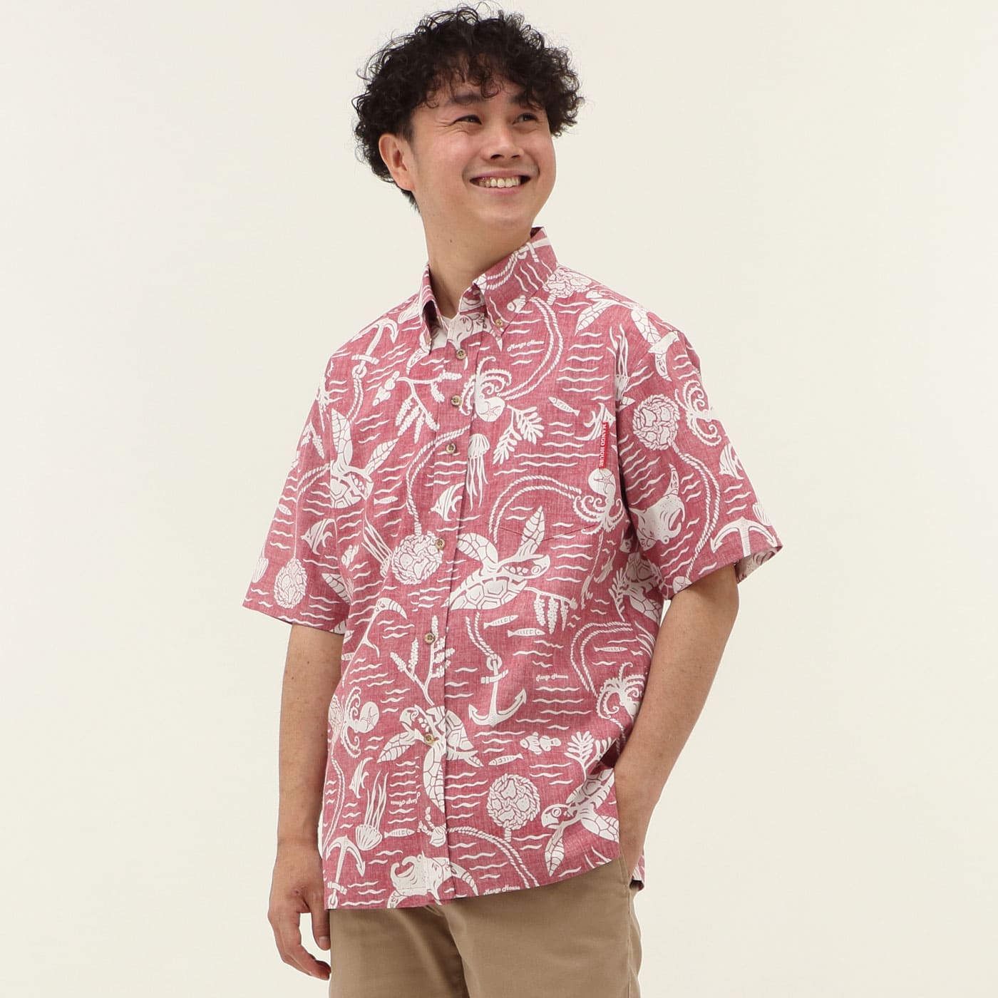 かりゆしウェアモデル着用画像