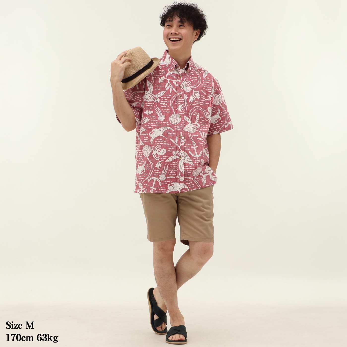 かりゆしウェアモデル着用画像