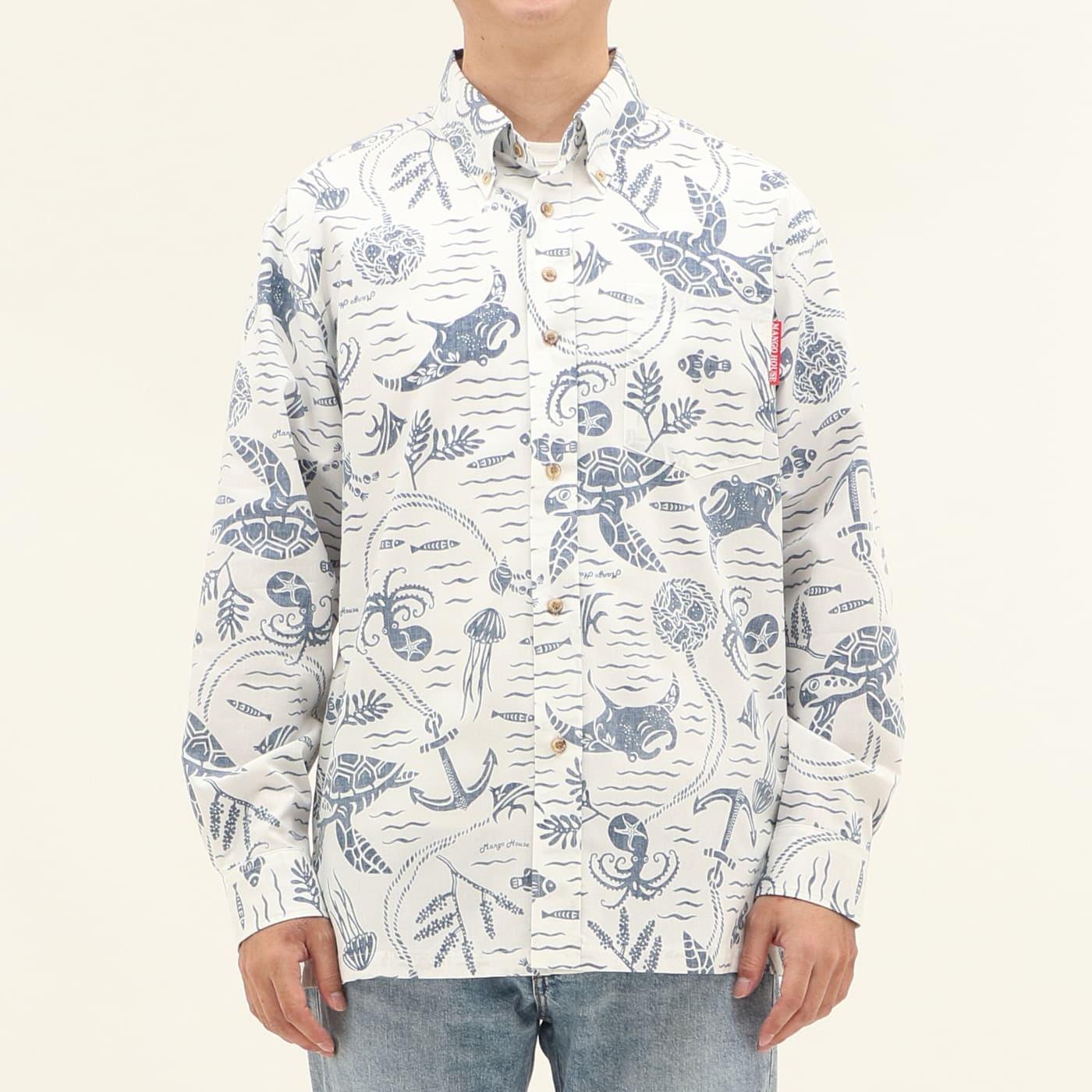 かりゆしウェアモデル着用画像