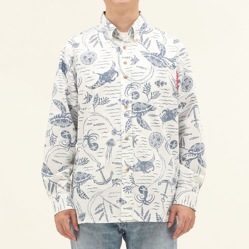 かりゆしウェアモデル着用画像