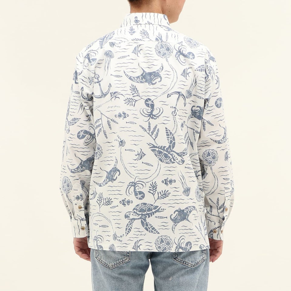 かりゆしウェアモデル着用画像