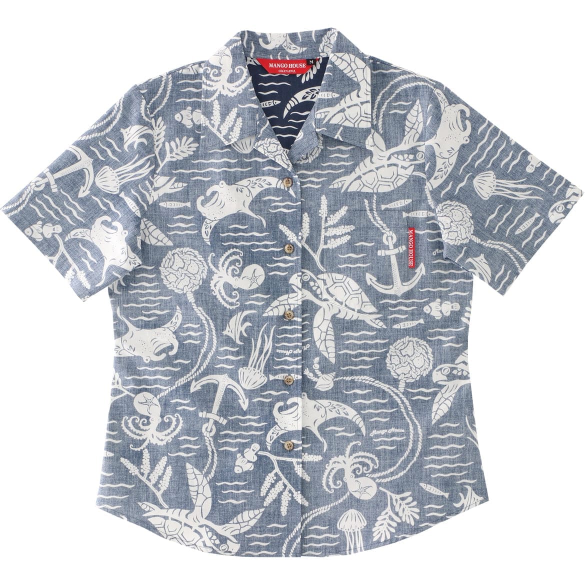 かりゆしウェア　サムネイル画像（ネイビー）