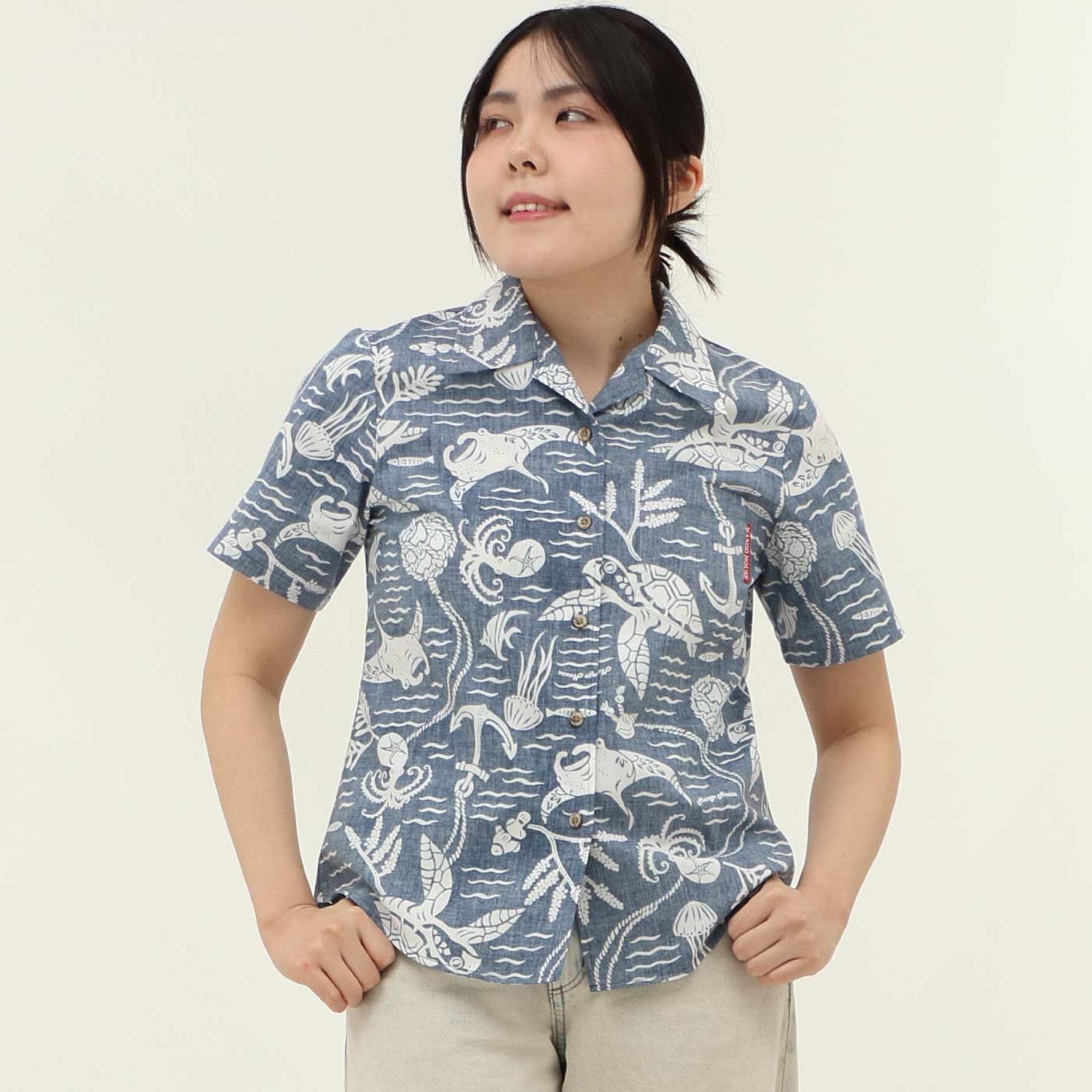 かりゆしウェアモデル着用画像