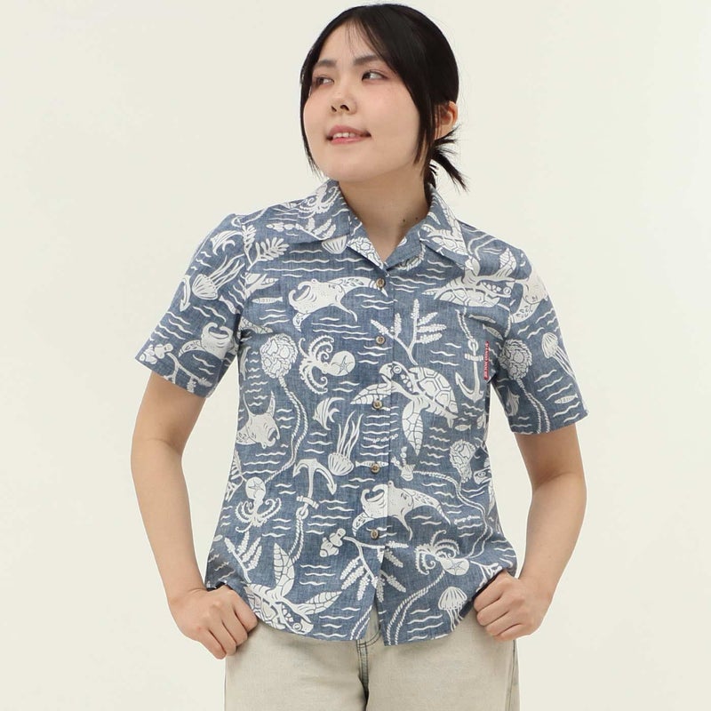 かりゆしウェアモデル着用画像