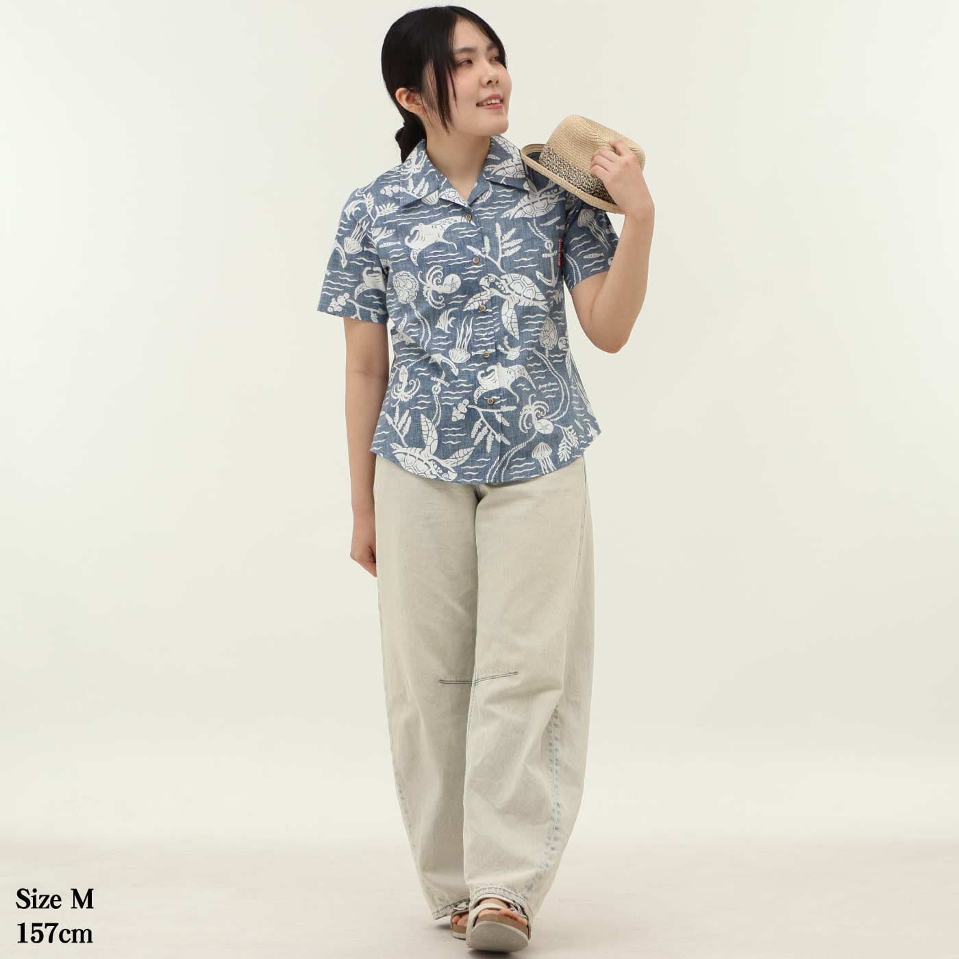 かりゆしウェアモデル着用画像