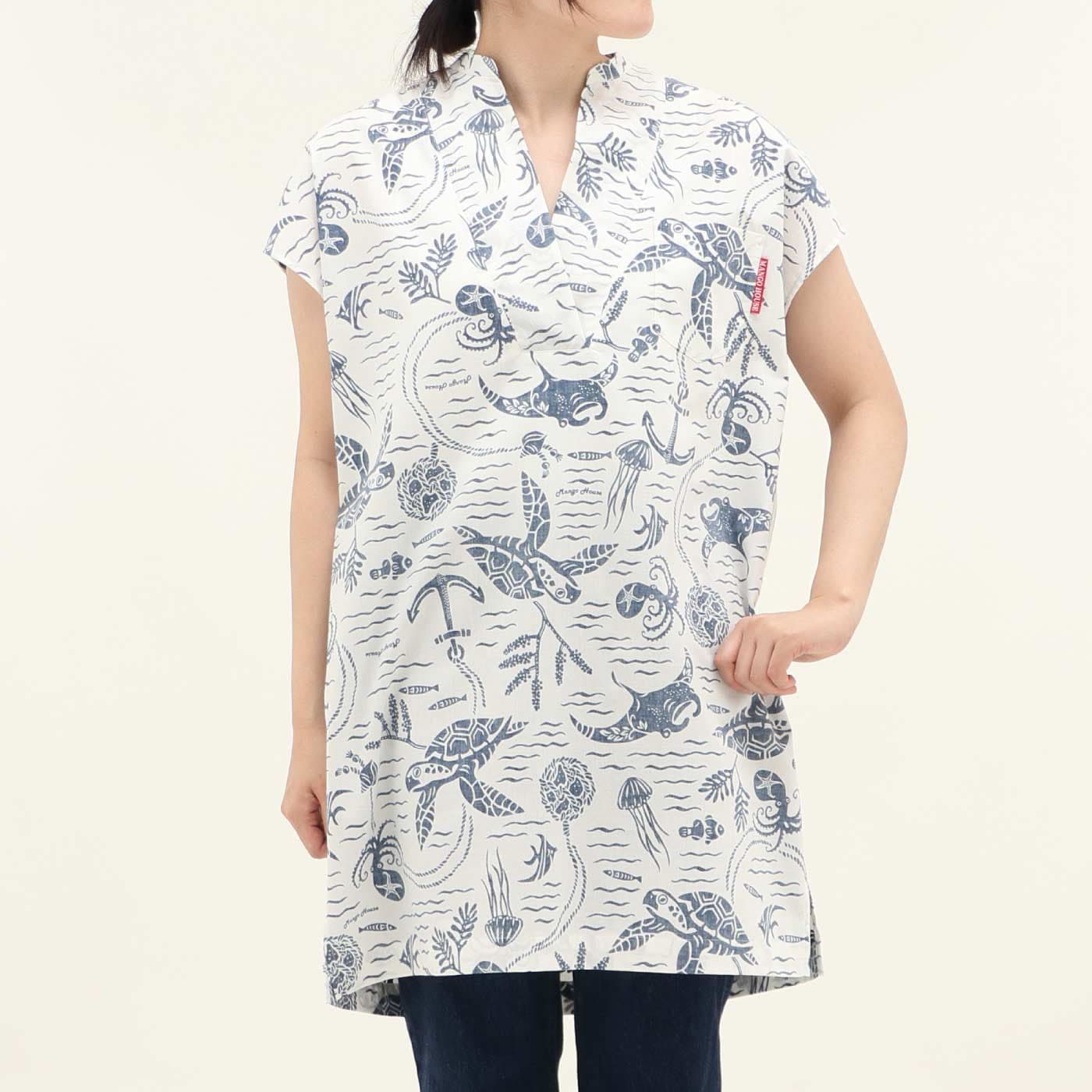 かりゆしウェアモデル着用画像