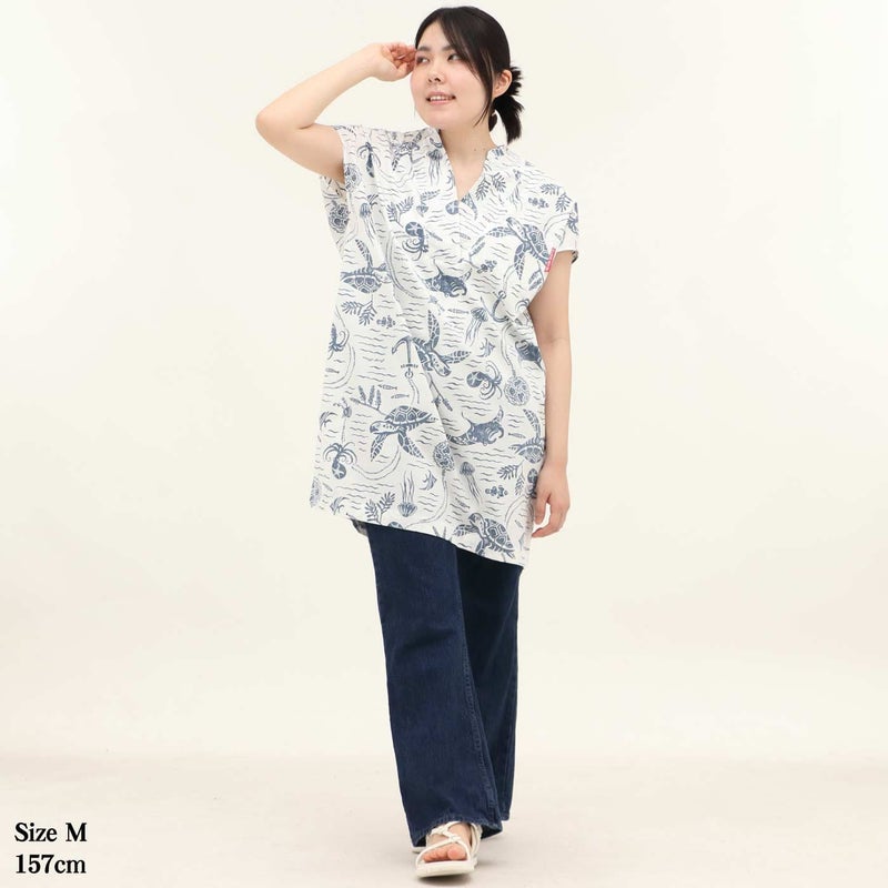 かりゆしウェアモデル着用画像