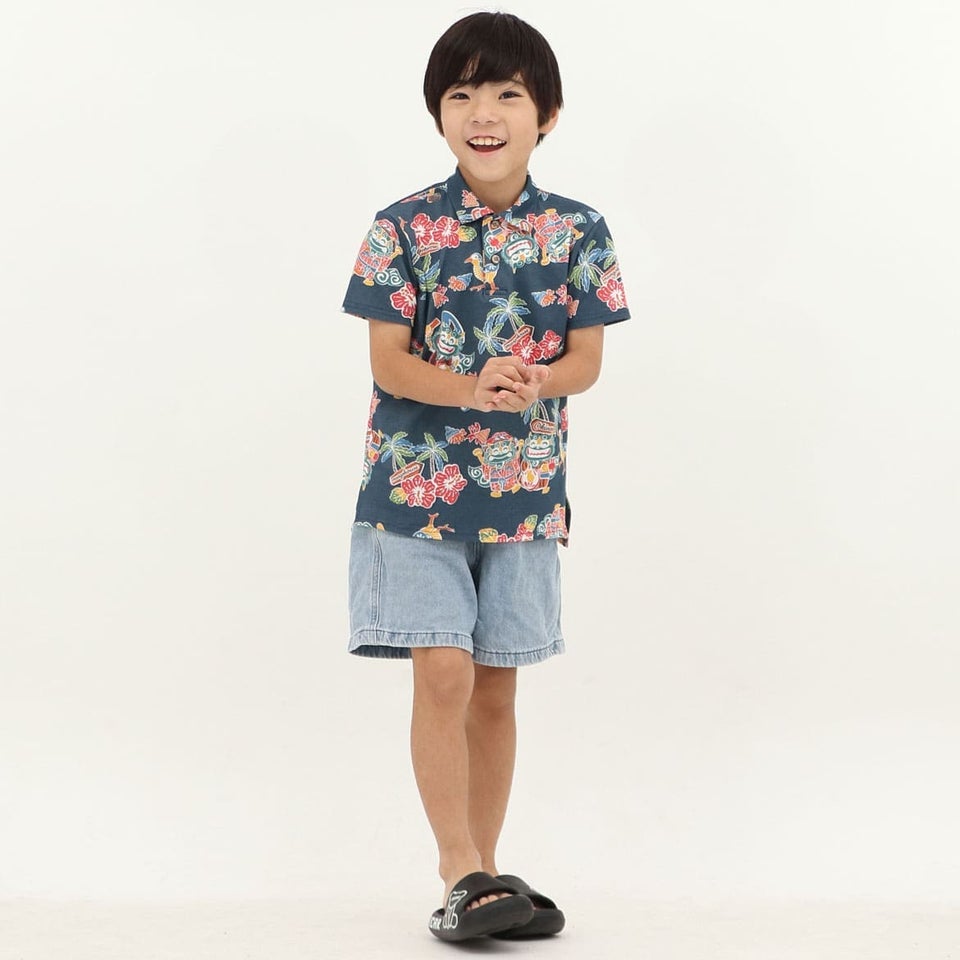 かりゆしウェア　モデル着用画像