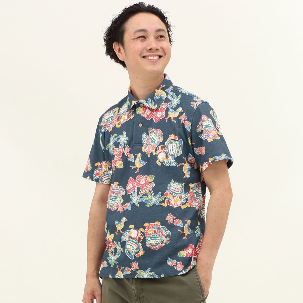 かりゆしウェアモデル着用画像