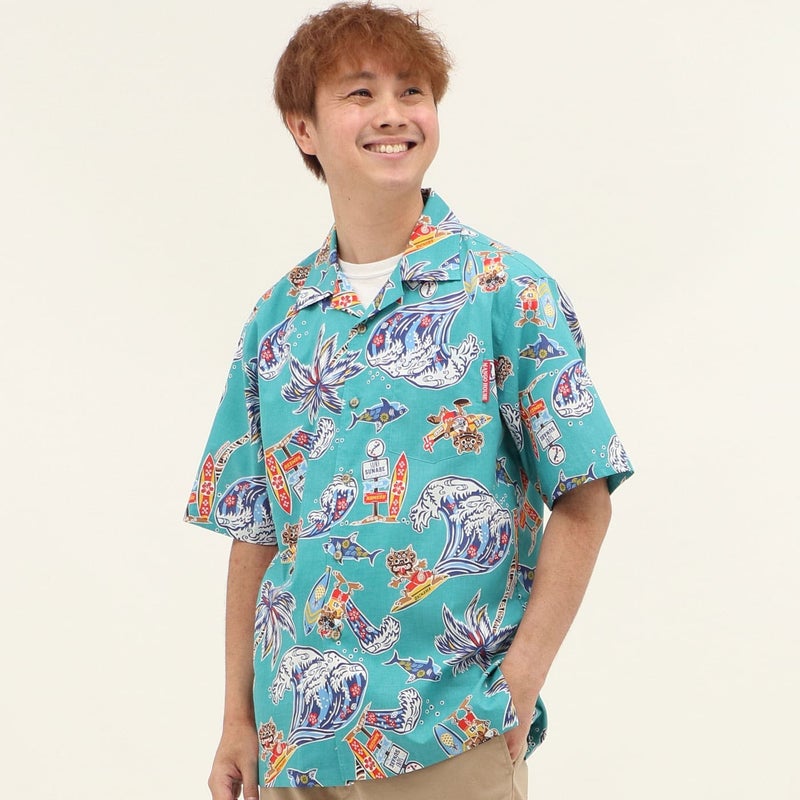 かりゆしウェアモデル着用画像