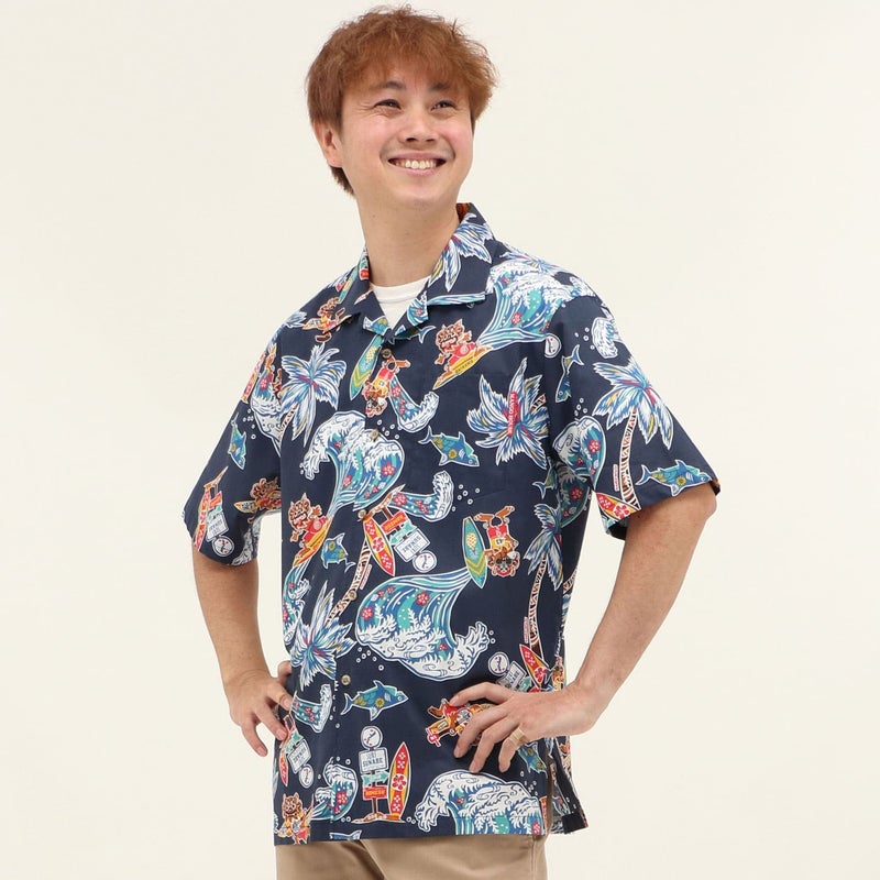 かりゆしウェアモデル着用画像