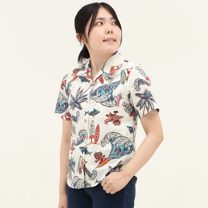 かりゆしウェアモデル着用画像