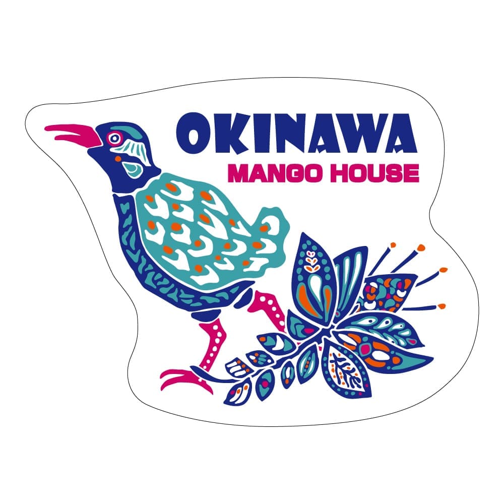 ヤンバルクイナOKINAWA・ミニステッカー