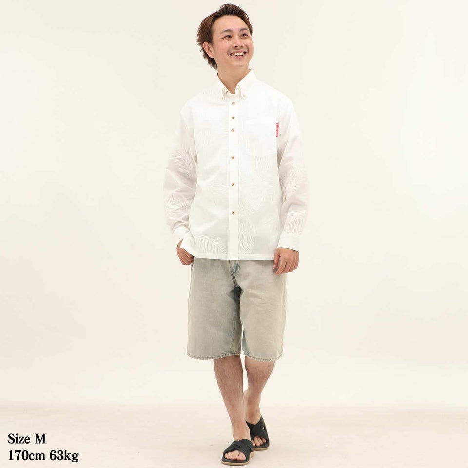 かりゆしウェアモデル着用画像