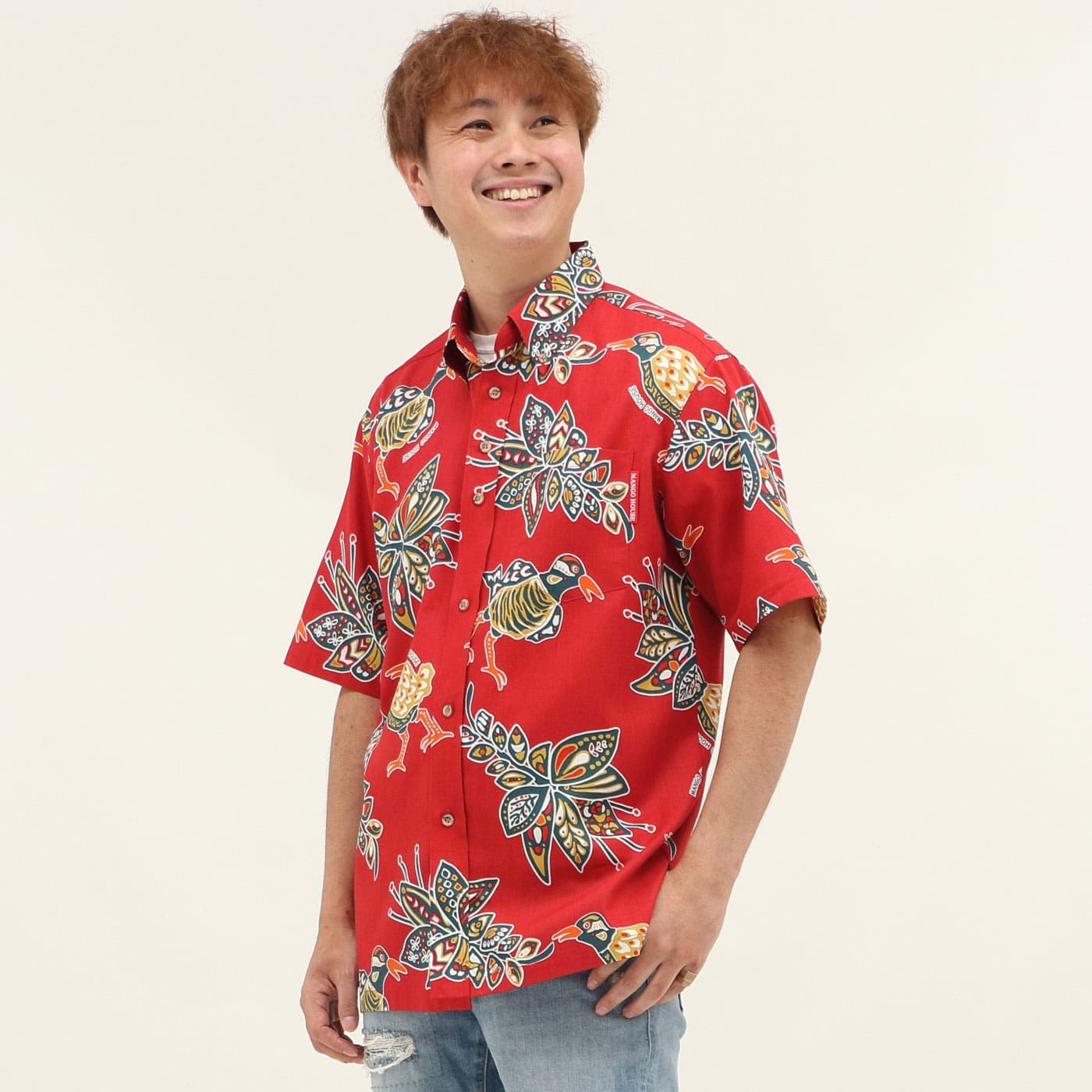 かりゆしウェアモデル着用画像