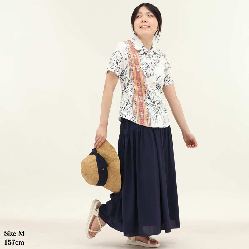 かりゆしウェアモデル着用画像