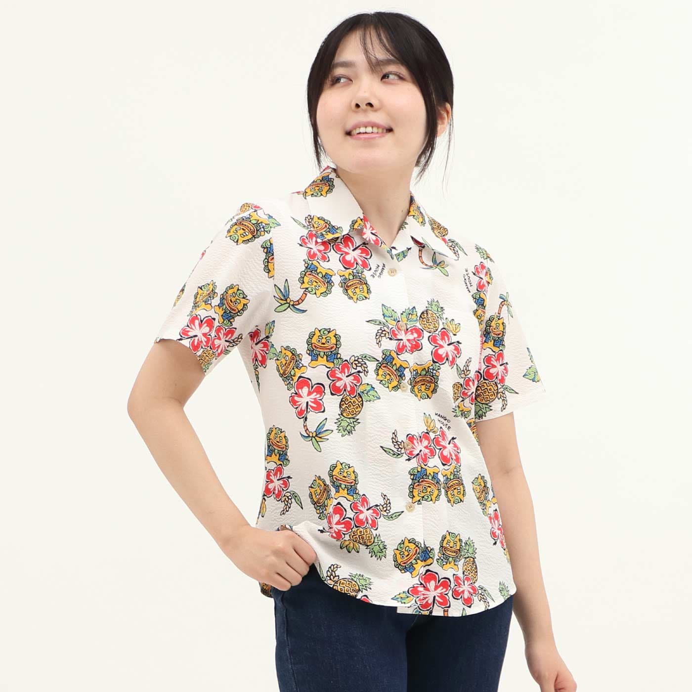 かりゆしウェアモデル着用画像