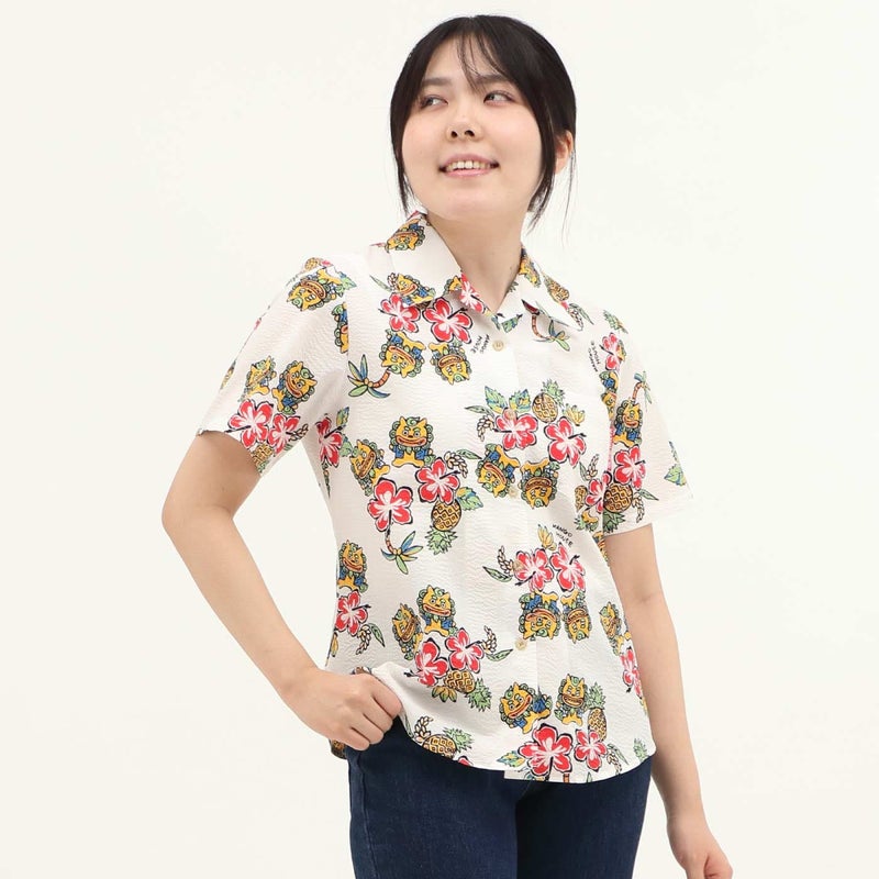 かりゆしウェアモデル着用画像