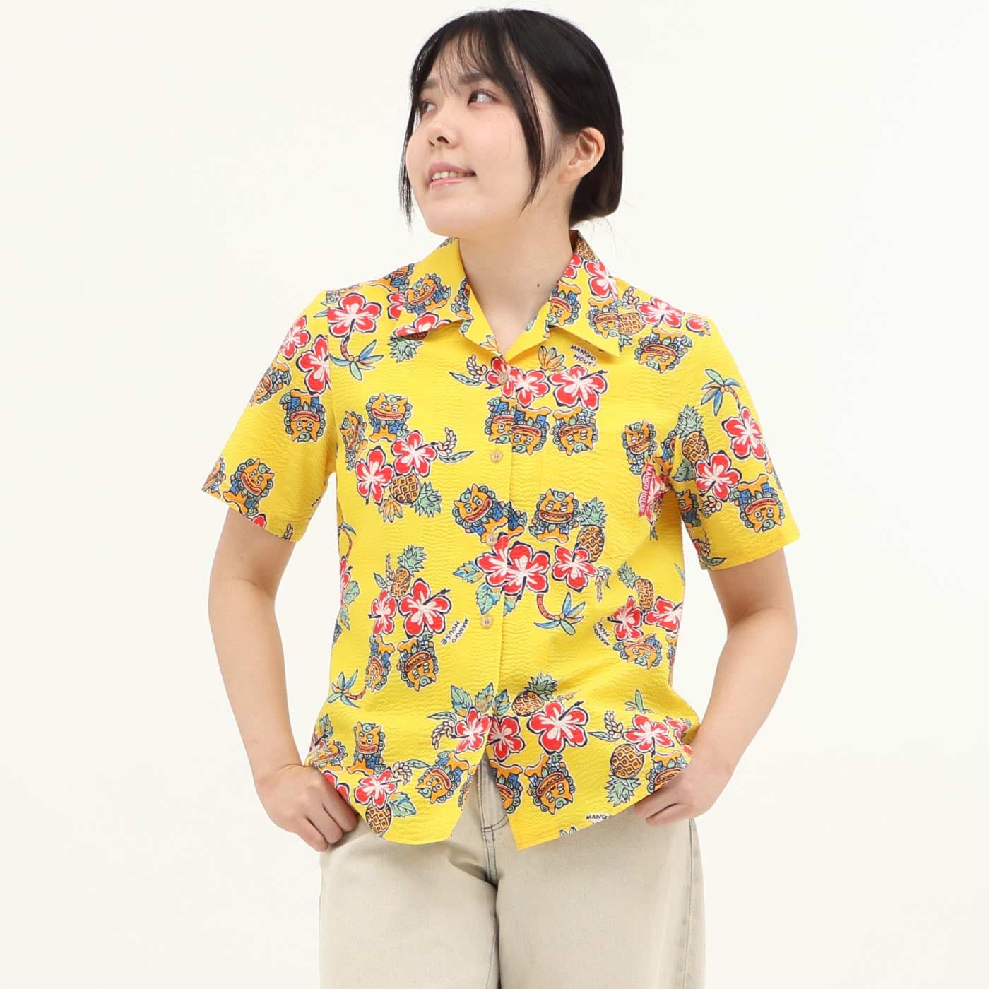 かりゆしウェアモデル着用画像