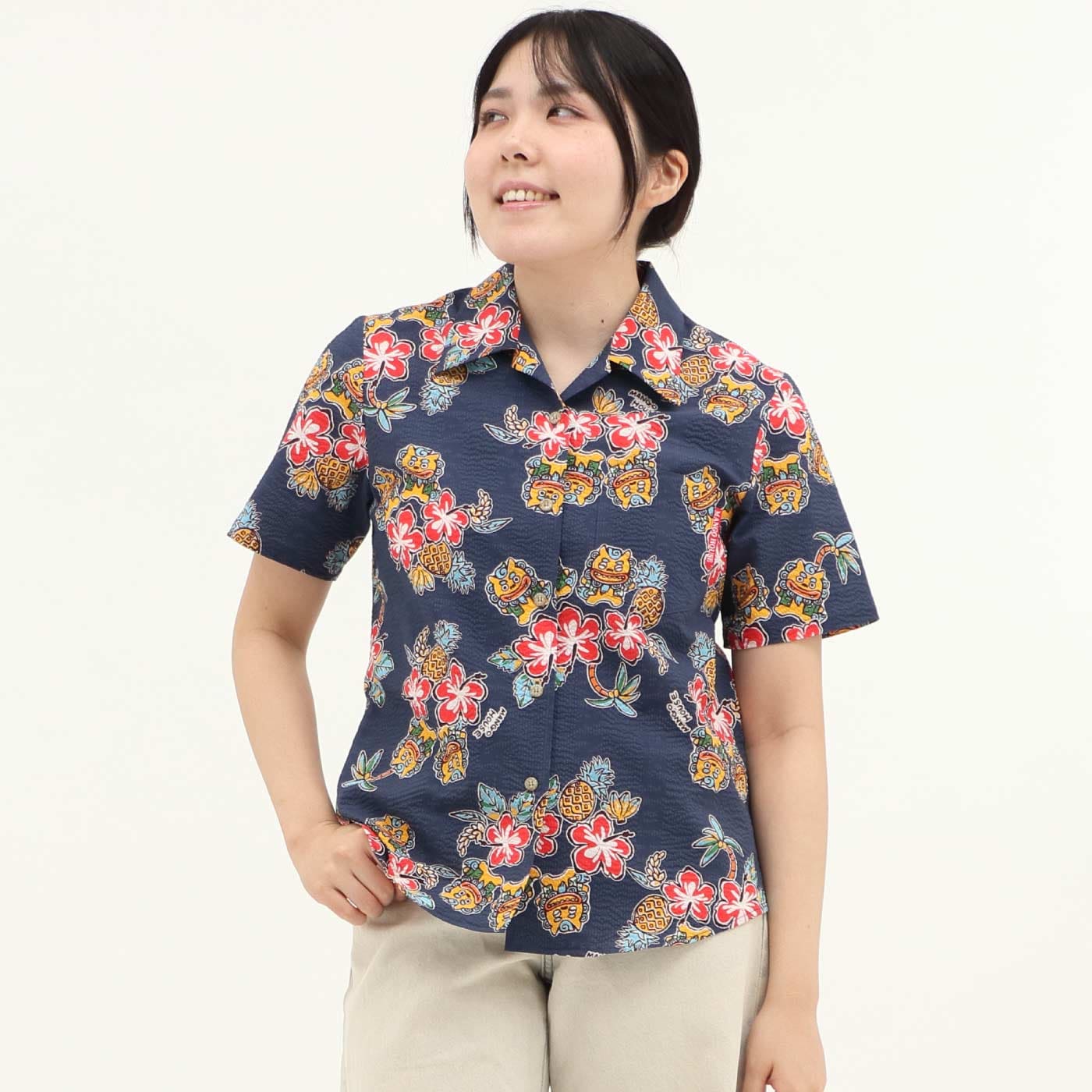 かりゆしウェアモデル着用画像