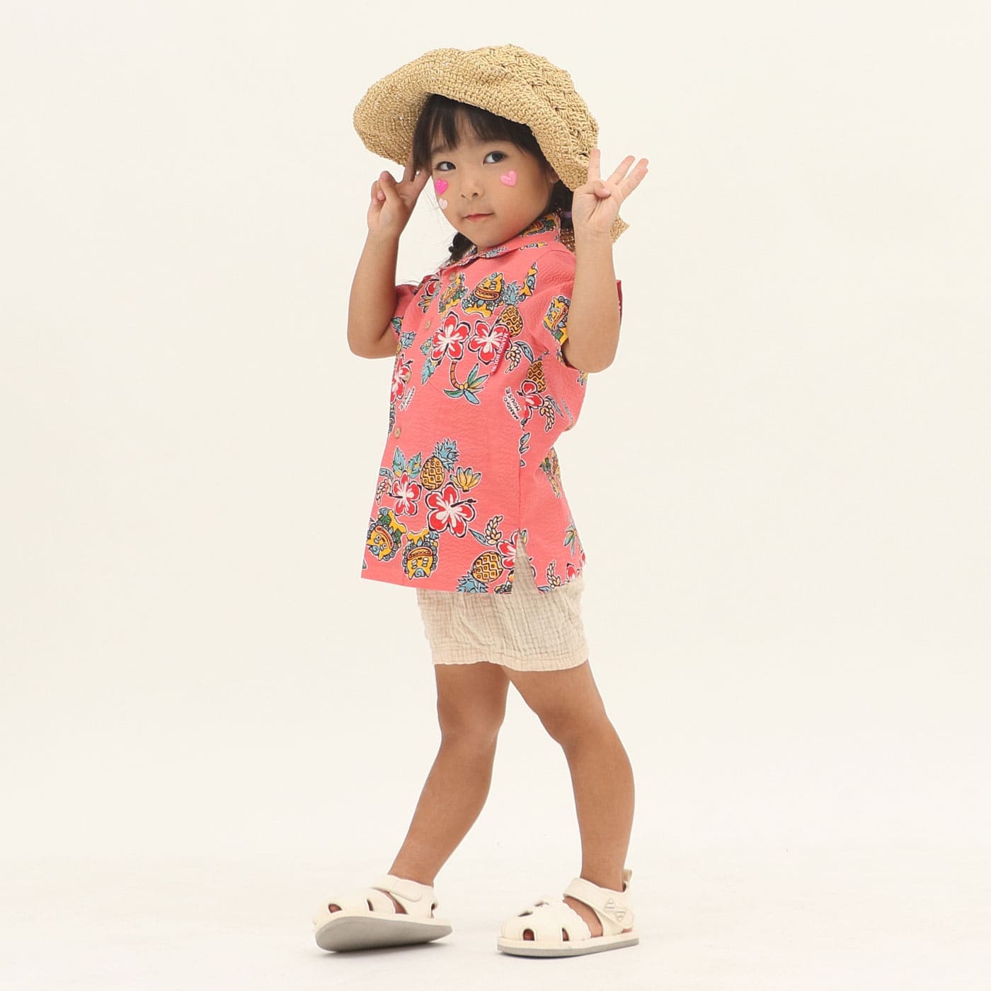 かりゆしウェアモデル着用画像
