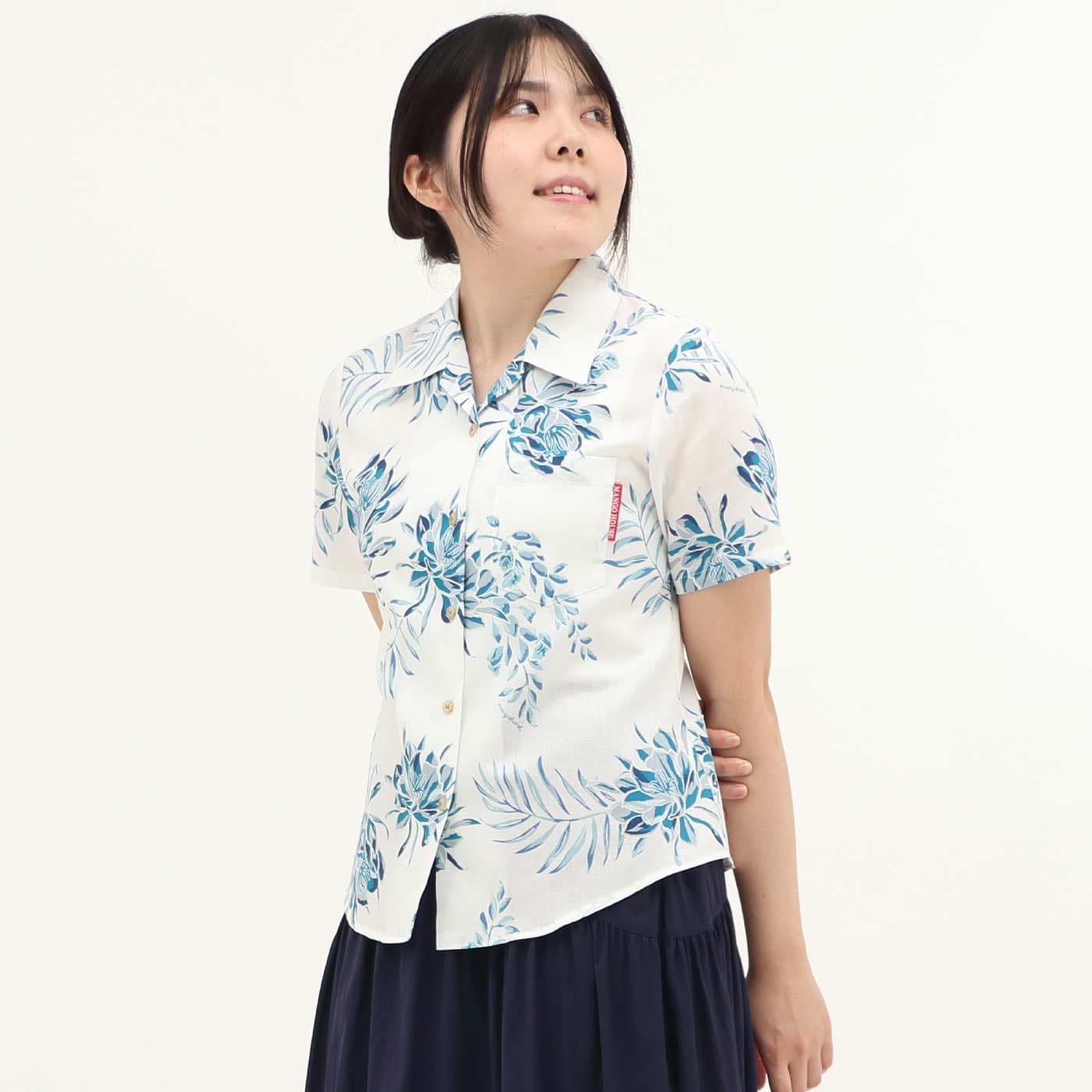 かりゆしウェアモデル着用画像