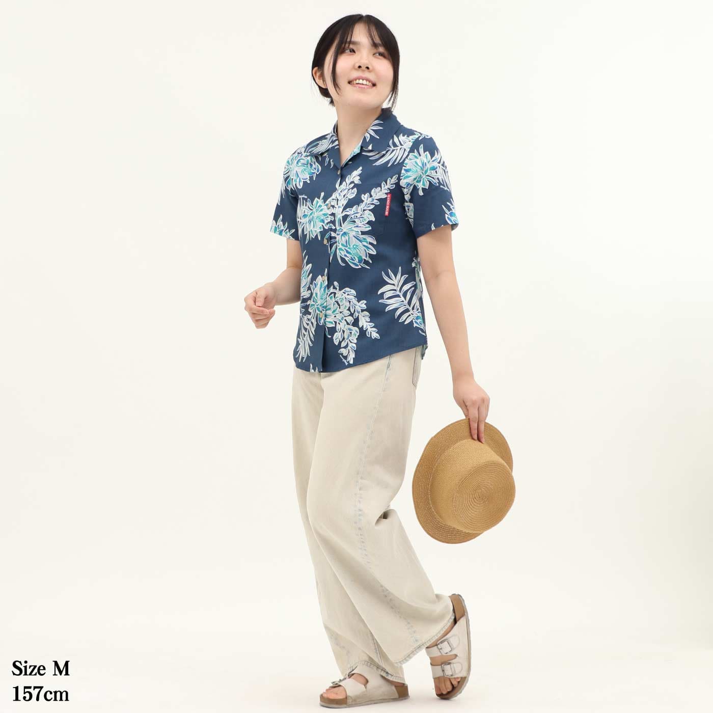 かりゆしウェアモデル着用画像