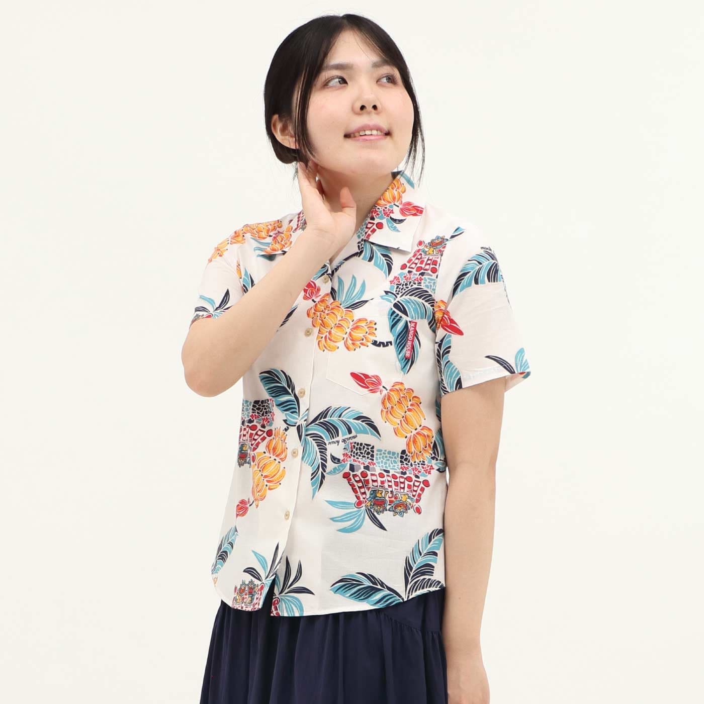 かりゆしウェアモデル着用画像
