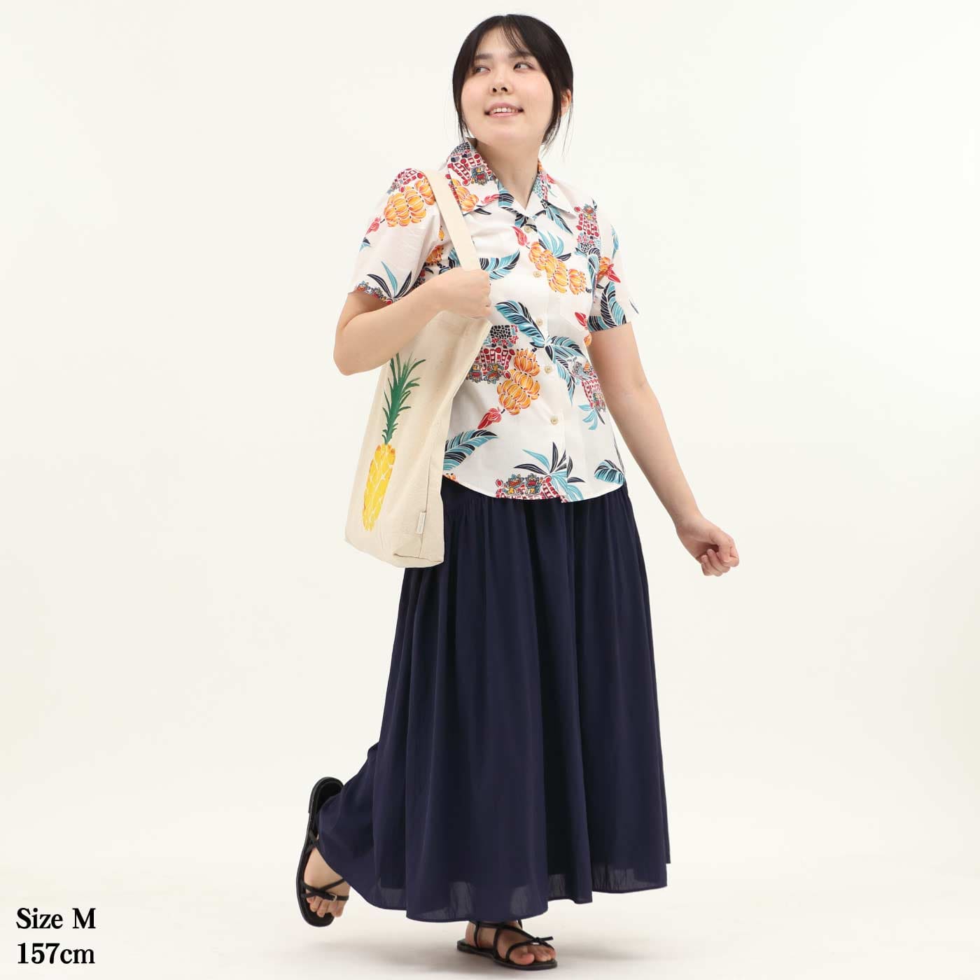 かりゆしウェアモデル着用画像