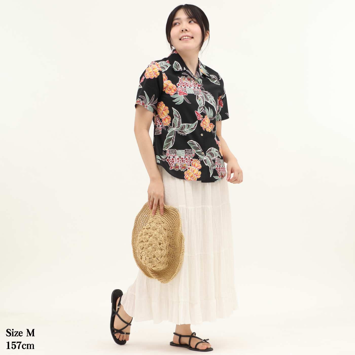 かりゆしウェアモデル着用画像