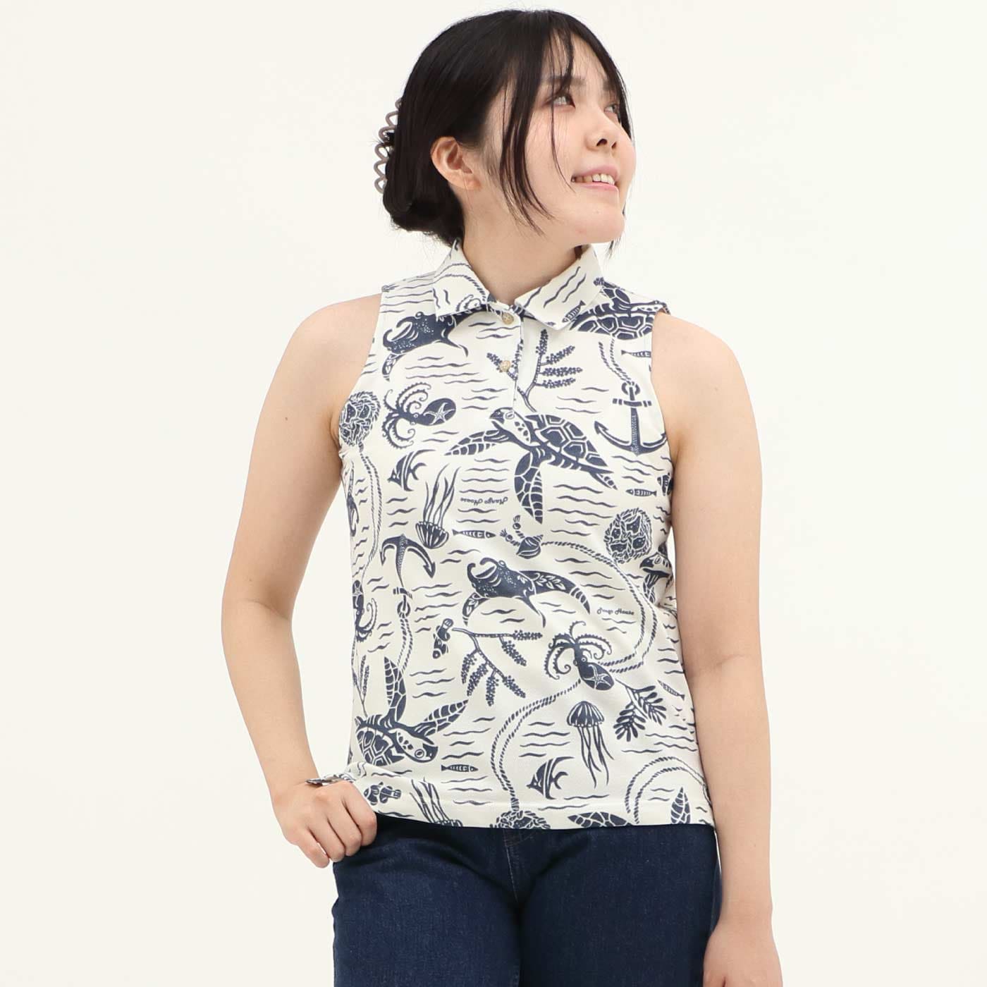 かりゆしウェア　モデル着用画像