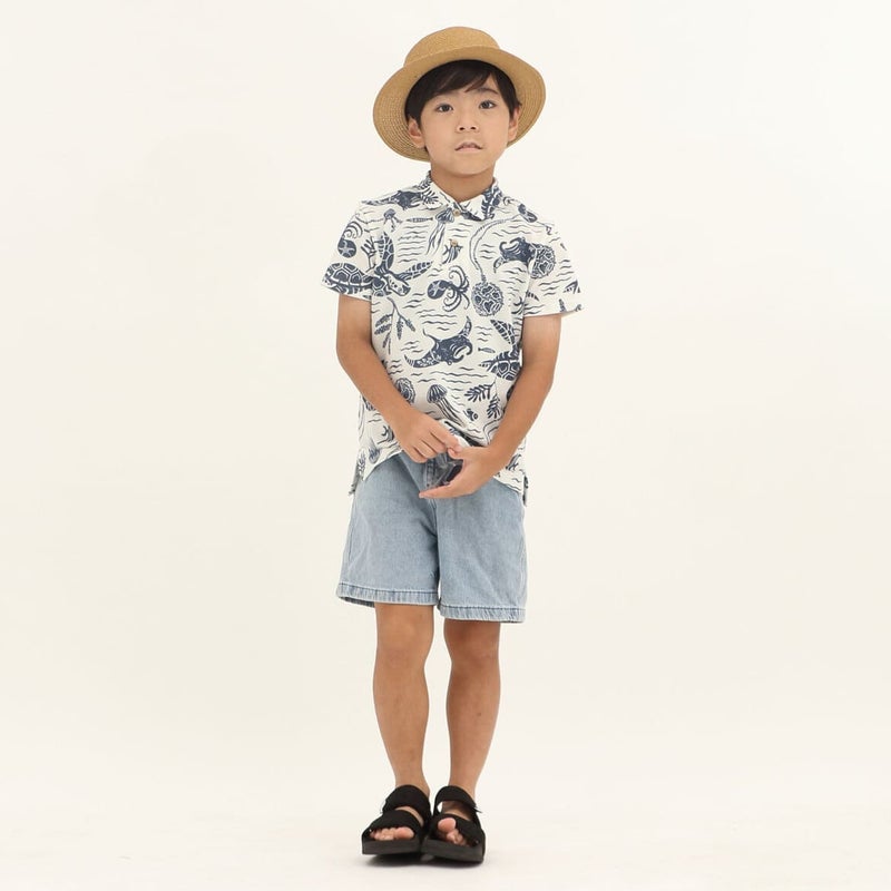 かりゆしウェアモデル着用画像