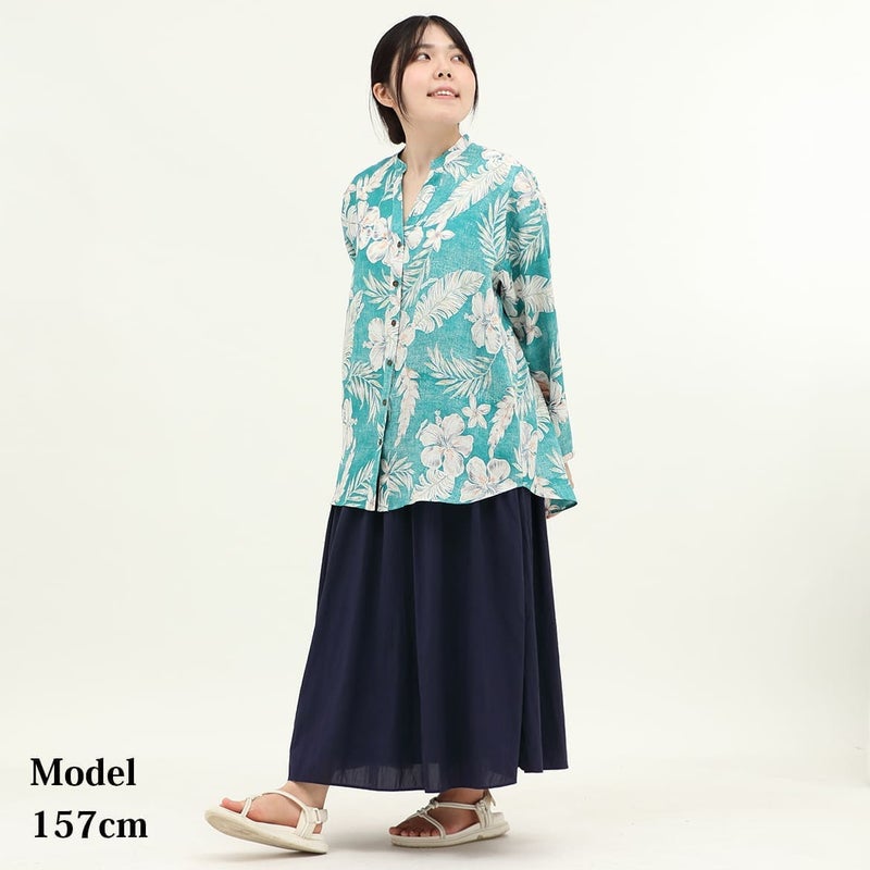 かりゆしウェア　サムネイル画像（ターコイズブルー）