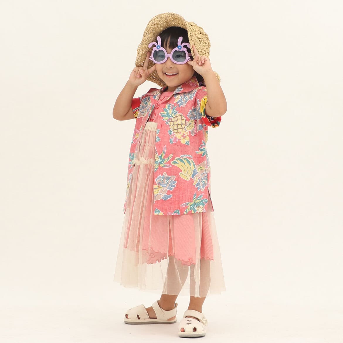 かりゆしウェアモデル着用画像