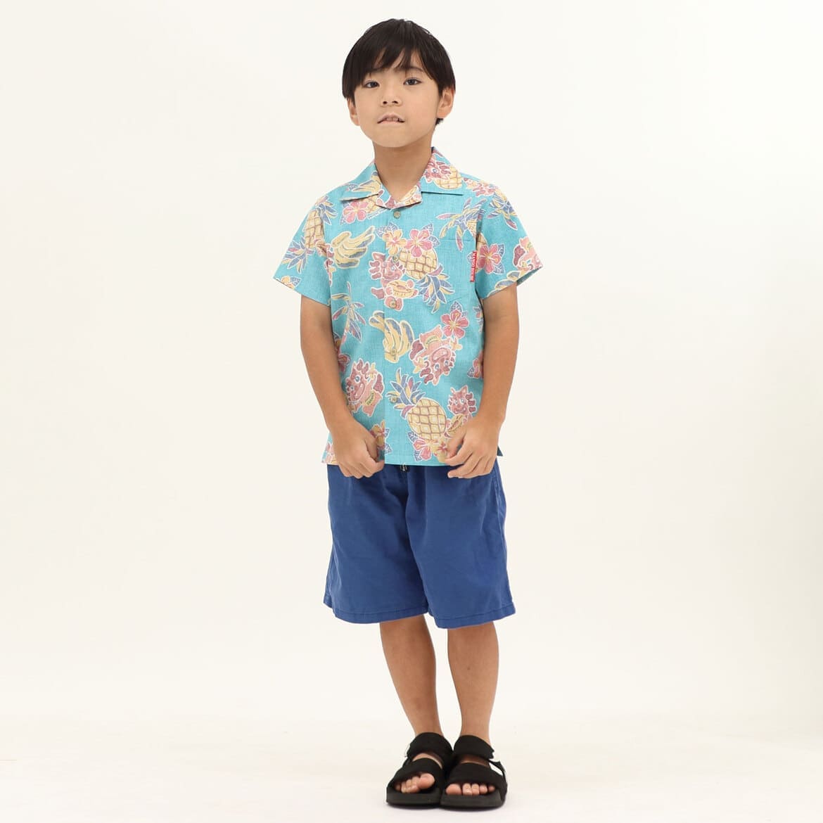 かりゆしウェアモデル着用画像