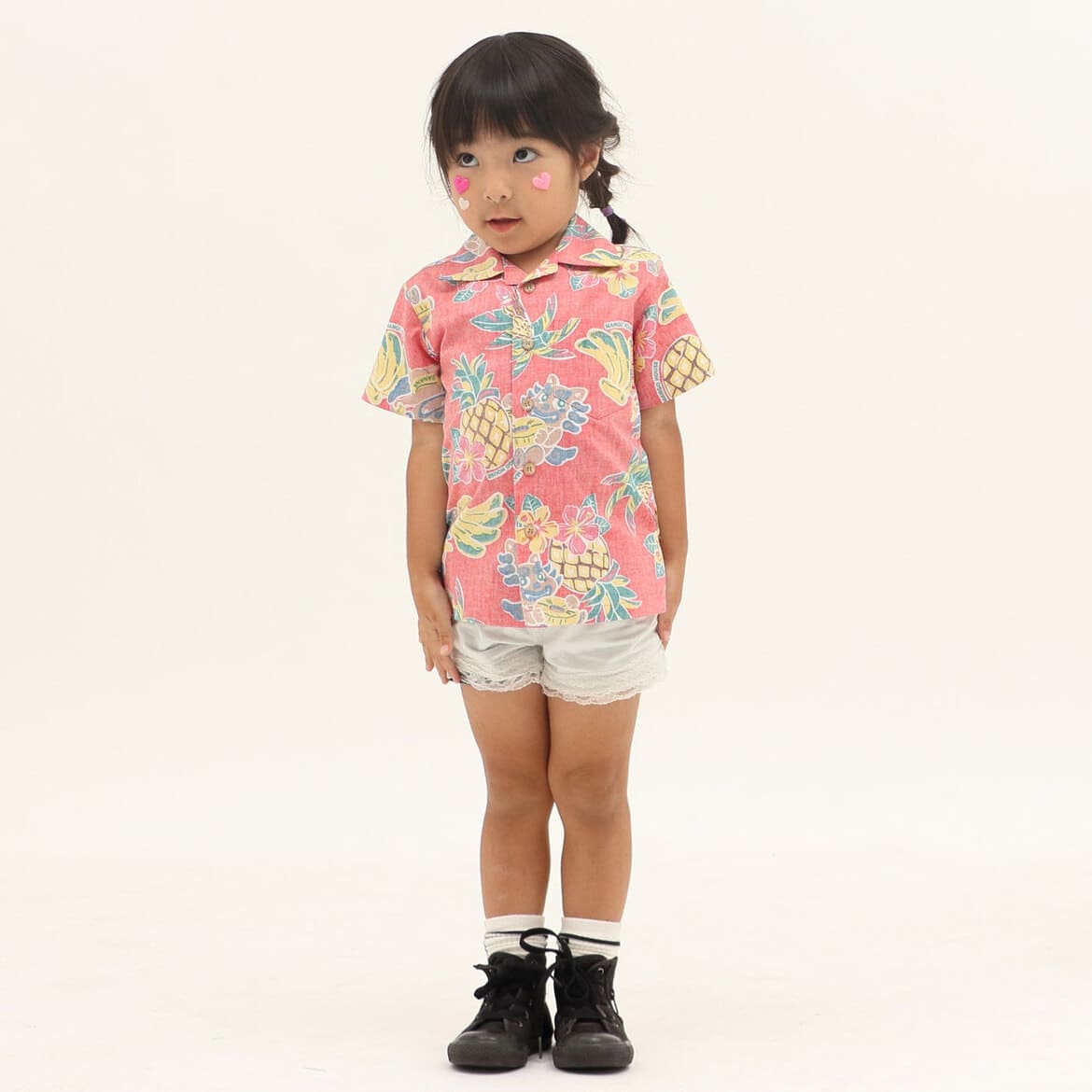 かりゆしウェアモデル着用画像