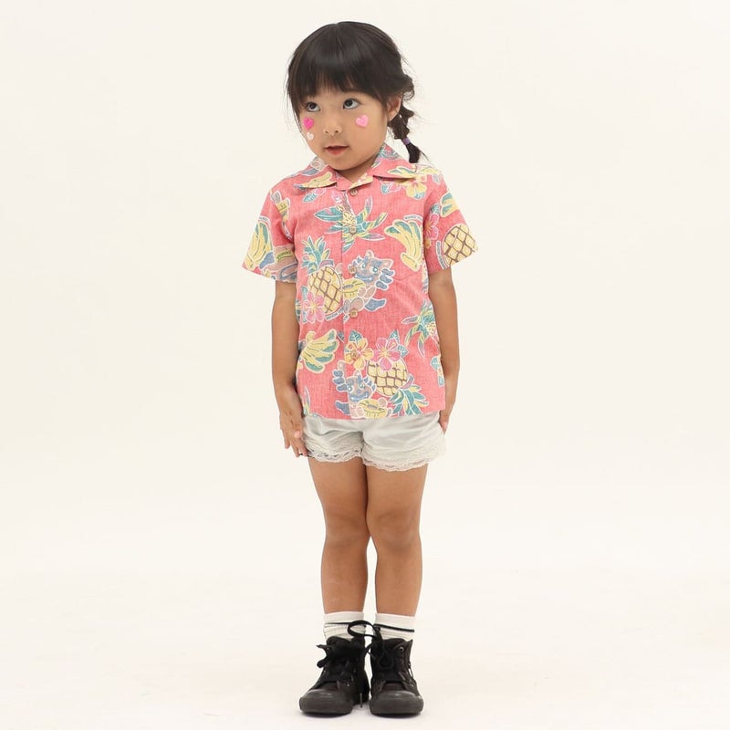 かりゆしウェアモデル着用画像