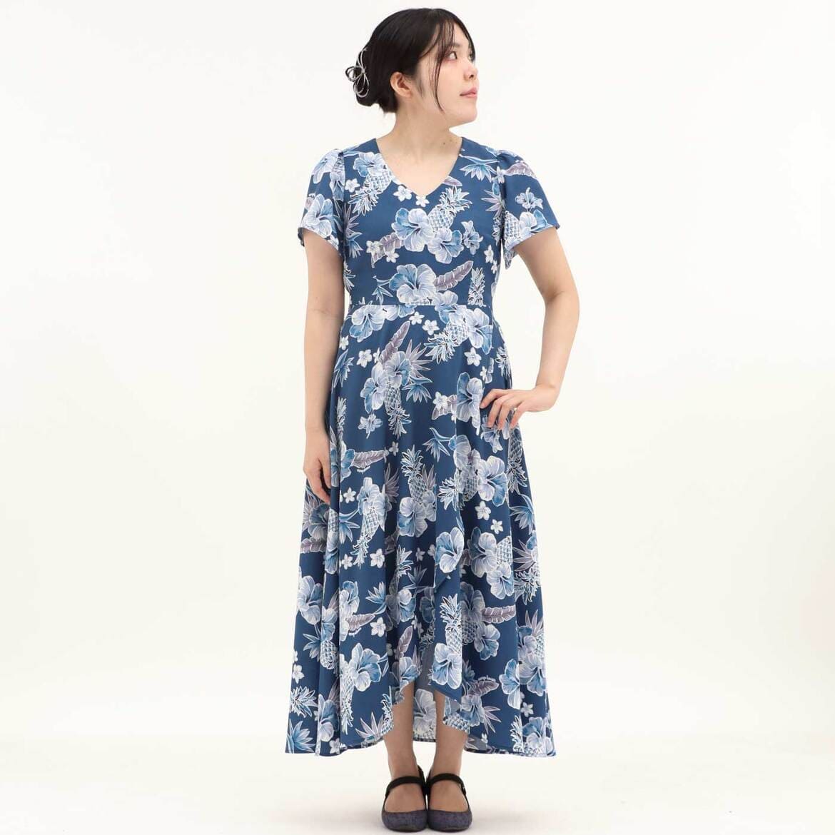 かりゆしウェアモデル着用画像